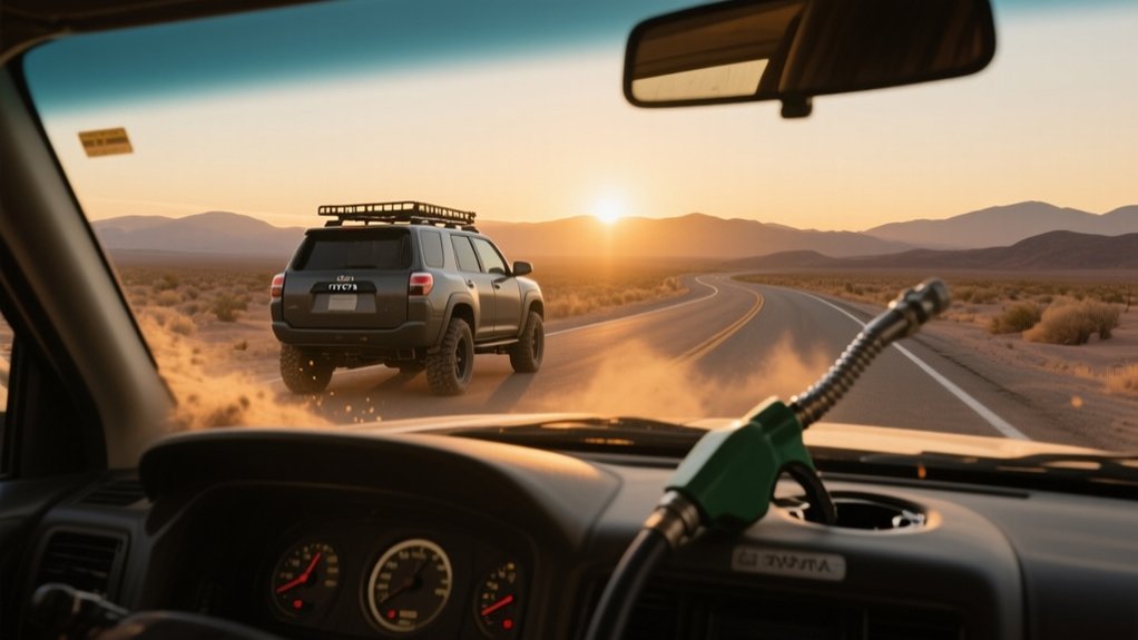 4runner fuel range guide