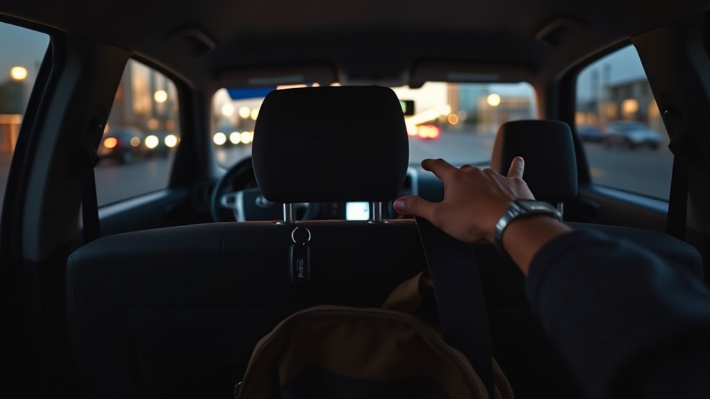 check rear seat items
