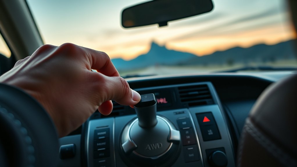 engage 4wd low safely