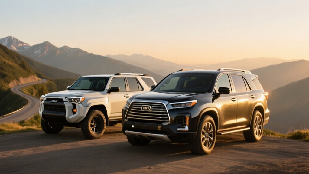 grand highlander vs 4runner size