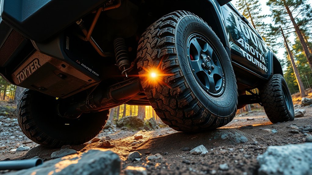 ground clearance enhances off road performance