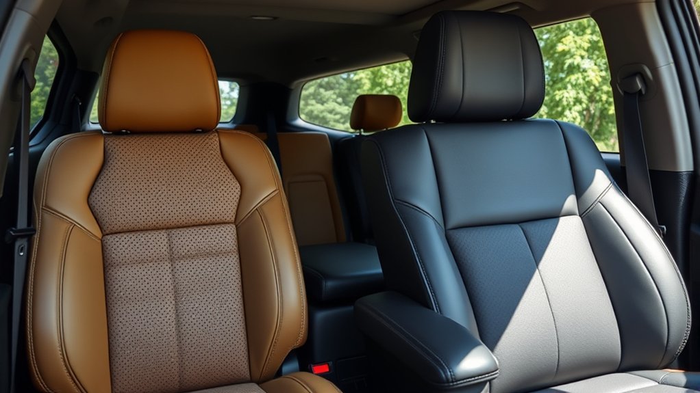 leather vs softex options
