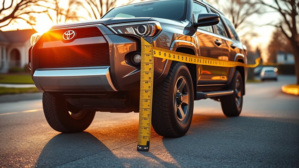 measure 4runner width accurately