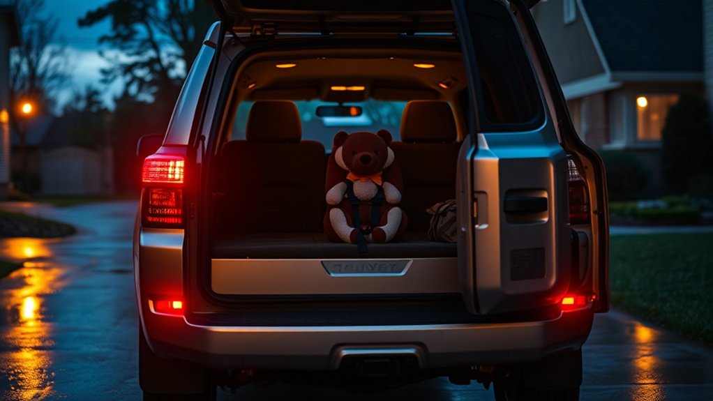 rear door beep alert