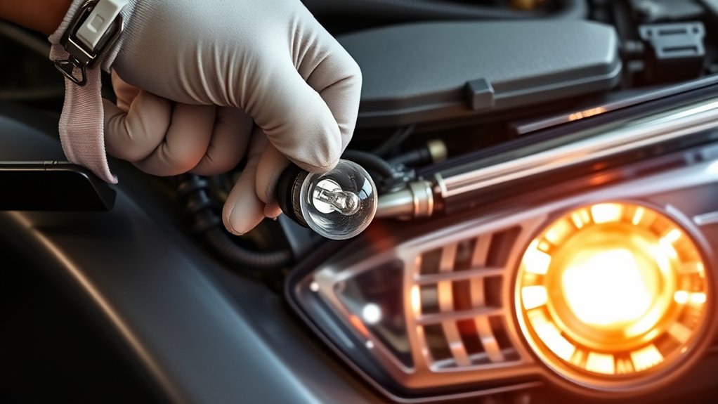safely remove low beam