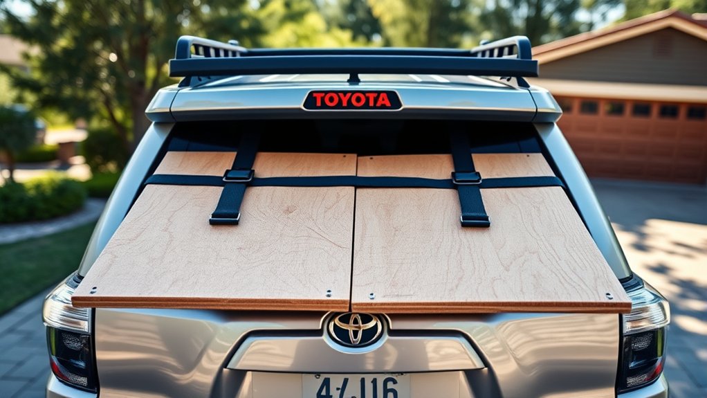 securely transport plywood safely