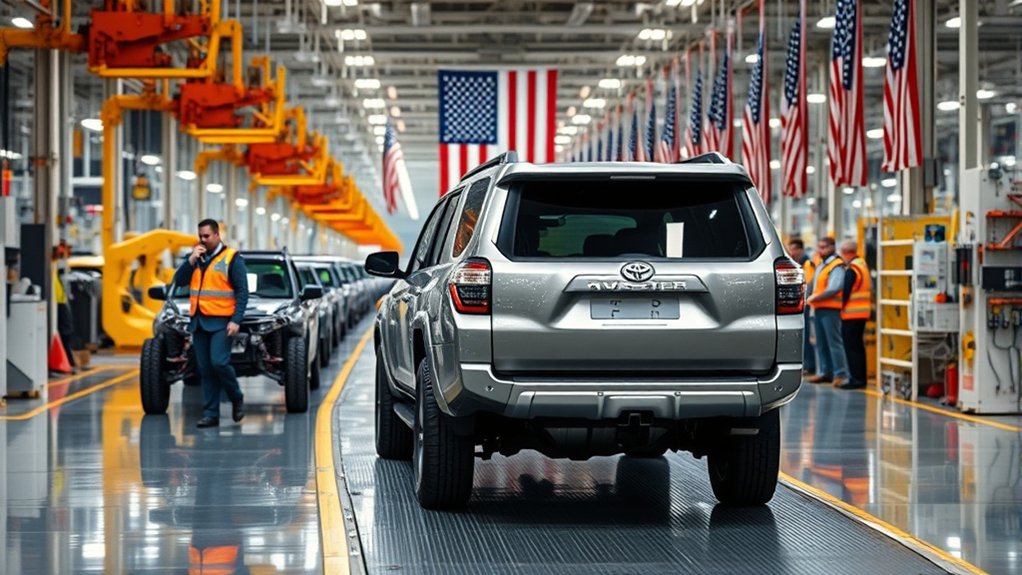 u s manufacturing influences 4runner